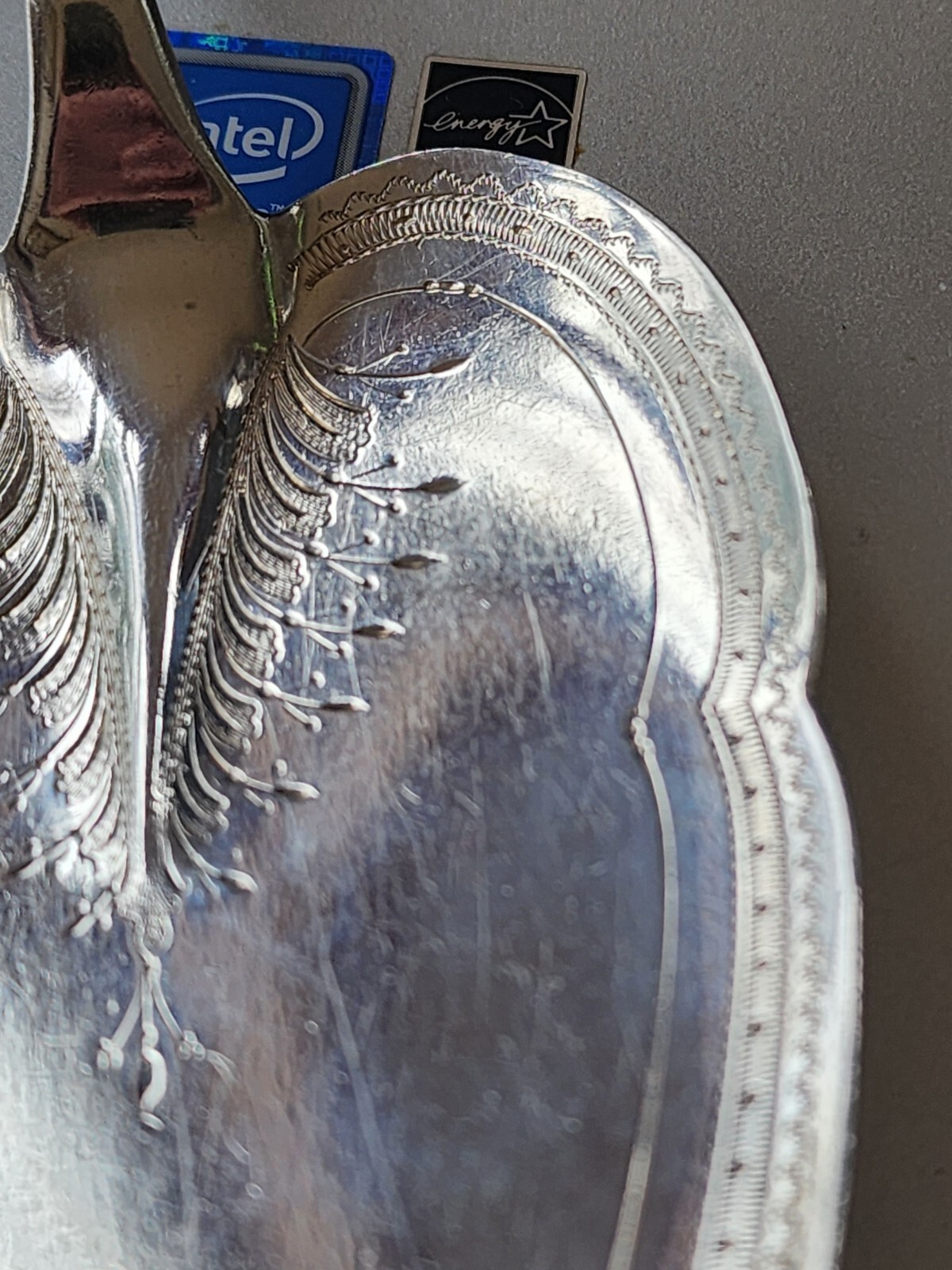 STERLING silver Pie dessert Server Farrington & Hunnewell 19th century