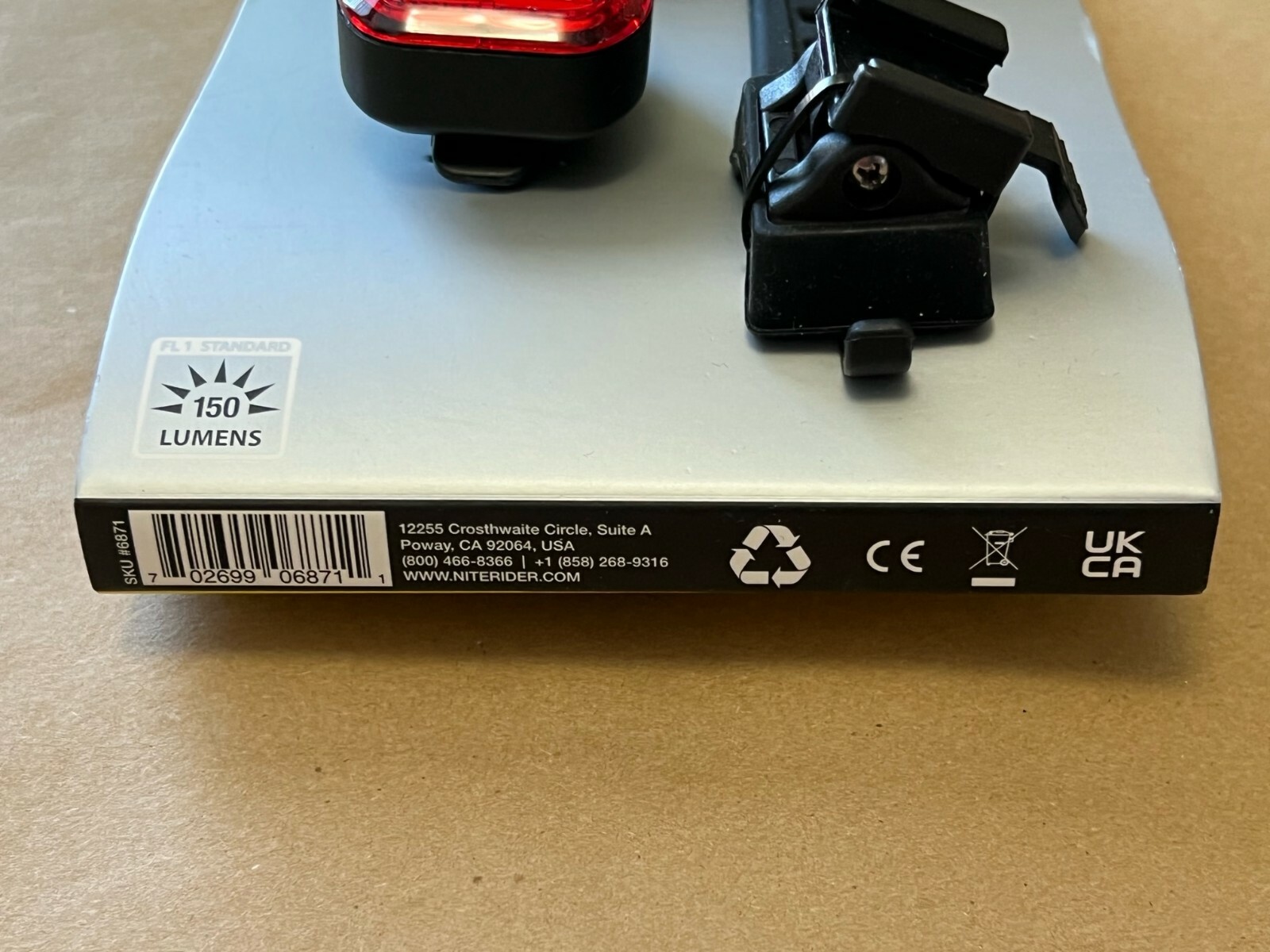 NEW NITERIDER SWIFT 300 VMAX+ 150 BIKE LIGHT COMBO MPN: 6871 FAST FREE SHIPPING