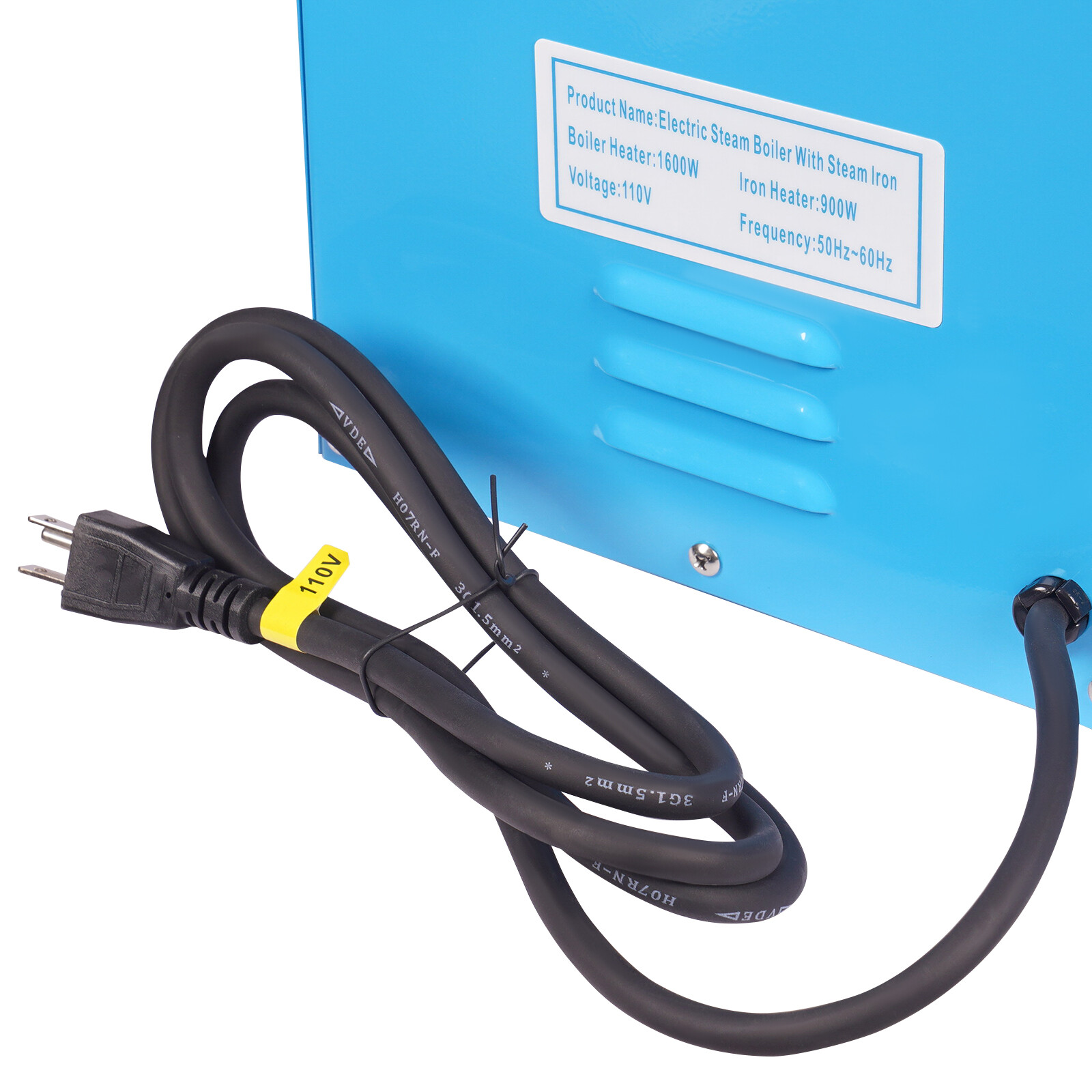 Electric Steam Iron with Boiler for Dry Cleaner Curtain Blue 110V Commercial