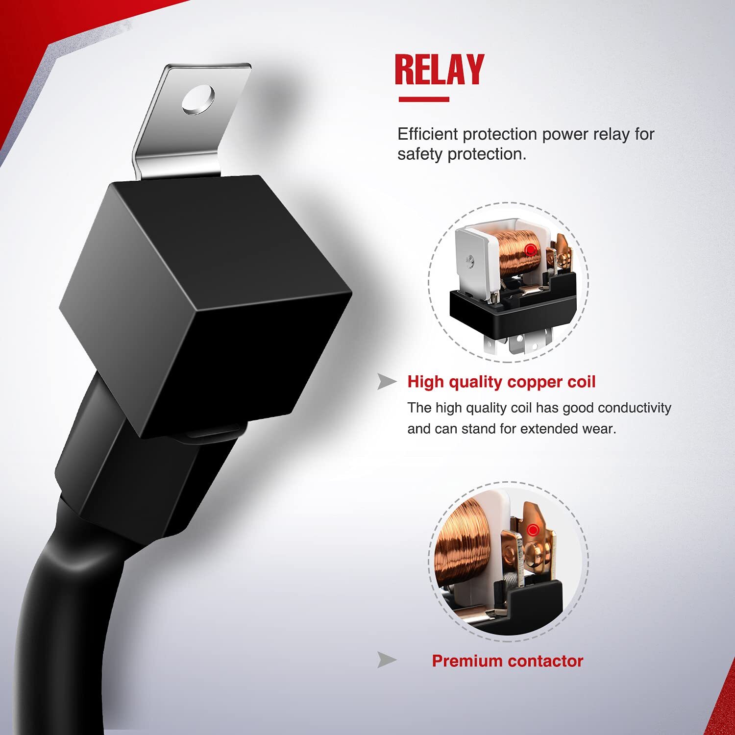 Nilight 16AWG LED Light Bar Wiring Harness Kit 12V On/Off Rocker Switch Panel