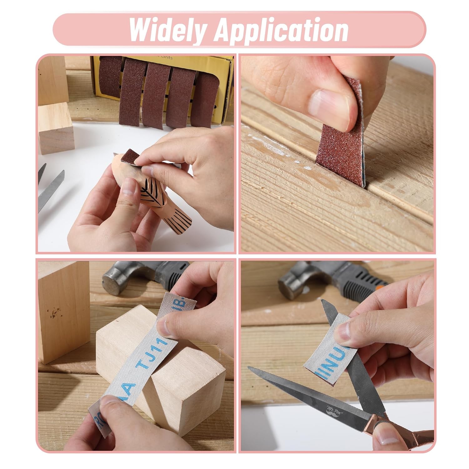 Emery Cloth Roll 1" x 26 Ft 150/240/320/400/600 Grit Abrasive Sandpaper Roll