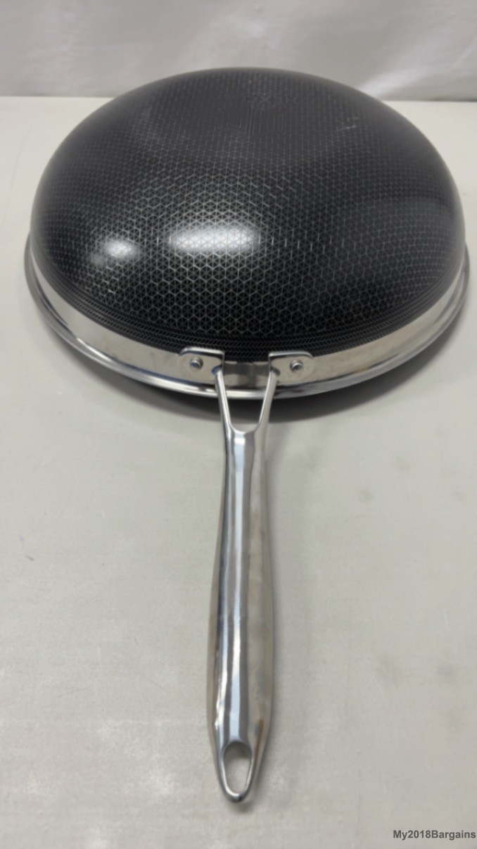 HexClad Hybrid Nonstick 12-Inch Wok, Stay-Cool Handle, Dishw