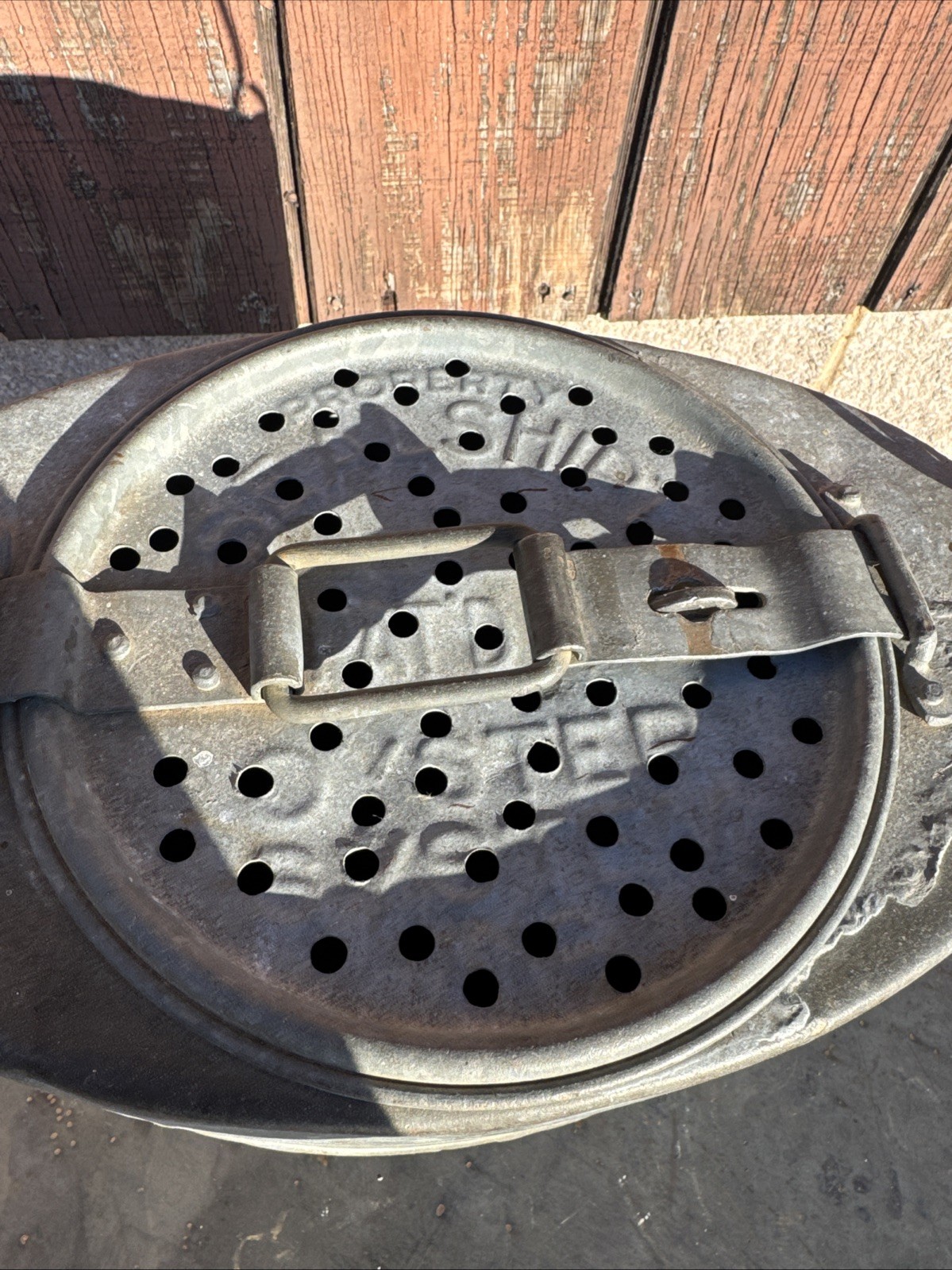 Antique Rare Property Of Seal Ship Oyster Bucket