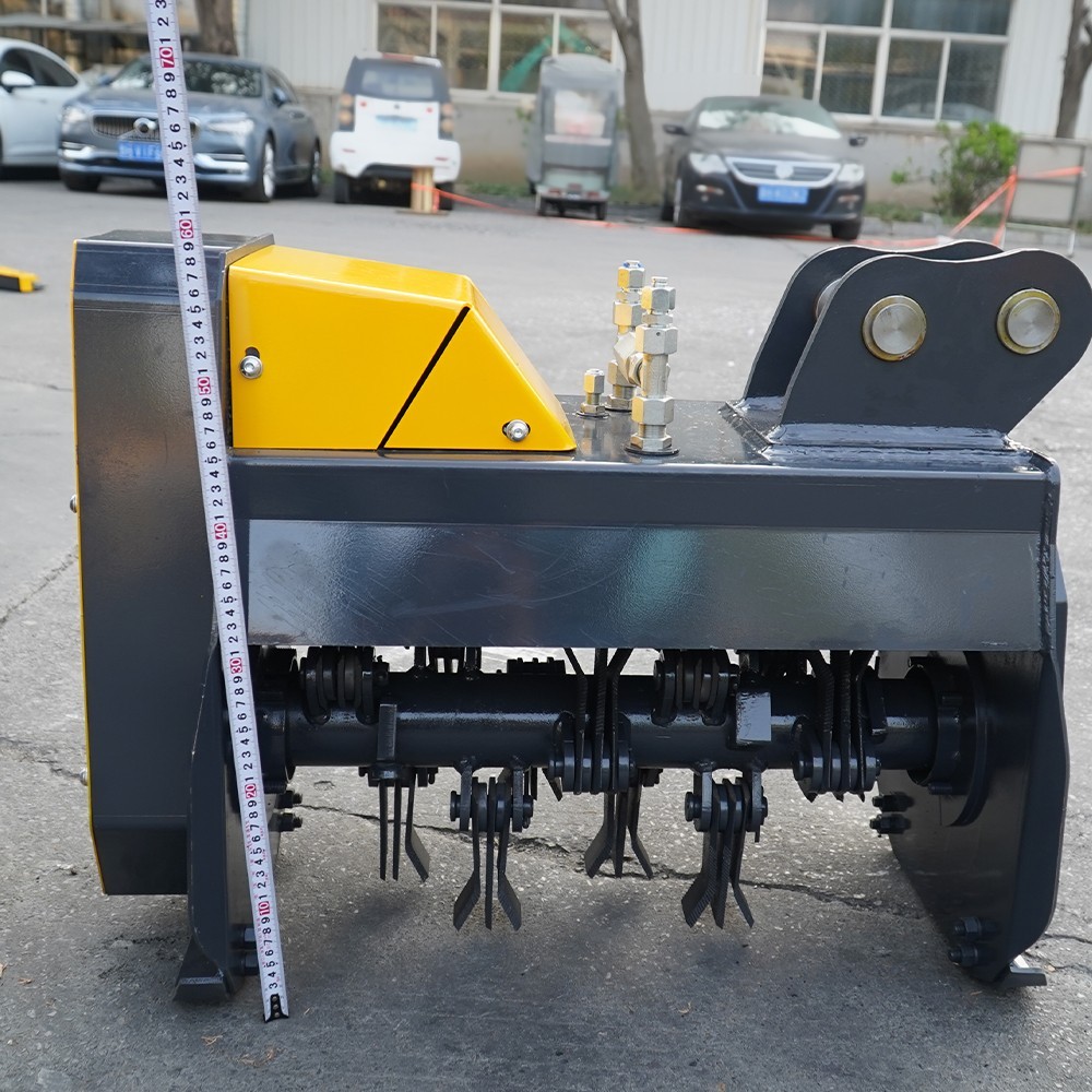 Mini Excavator Flail Mower Attachment with Two Hydraulic Hoses Free Shipping