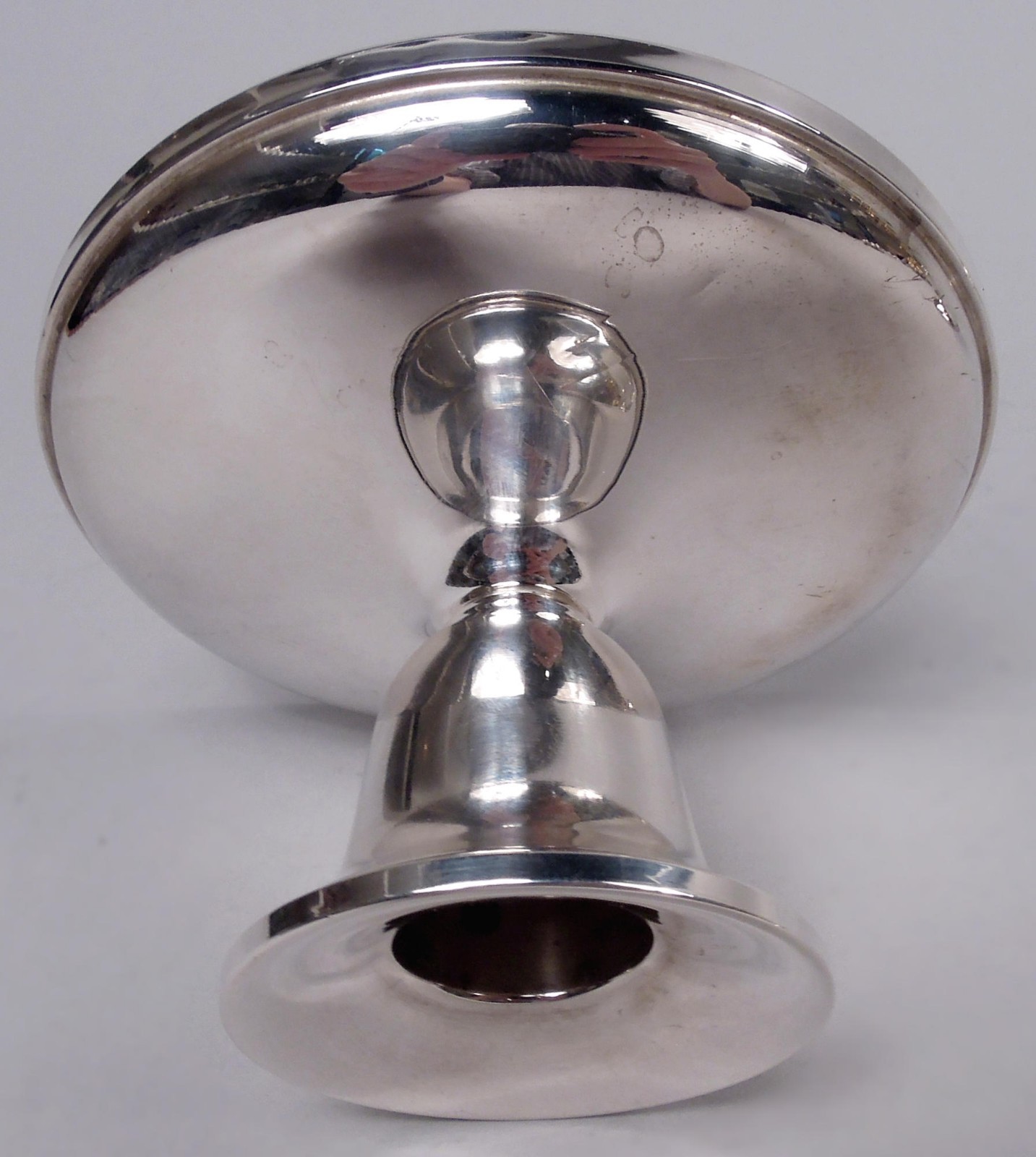 Fisher Candlesticks 818 Midcentury Modern Low American Sterling Silver