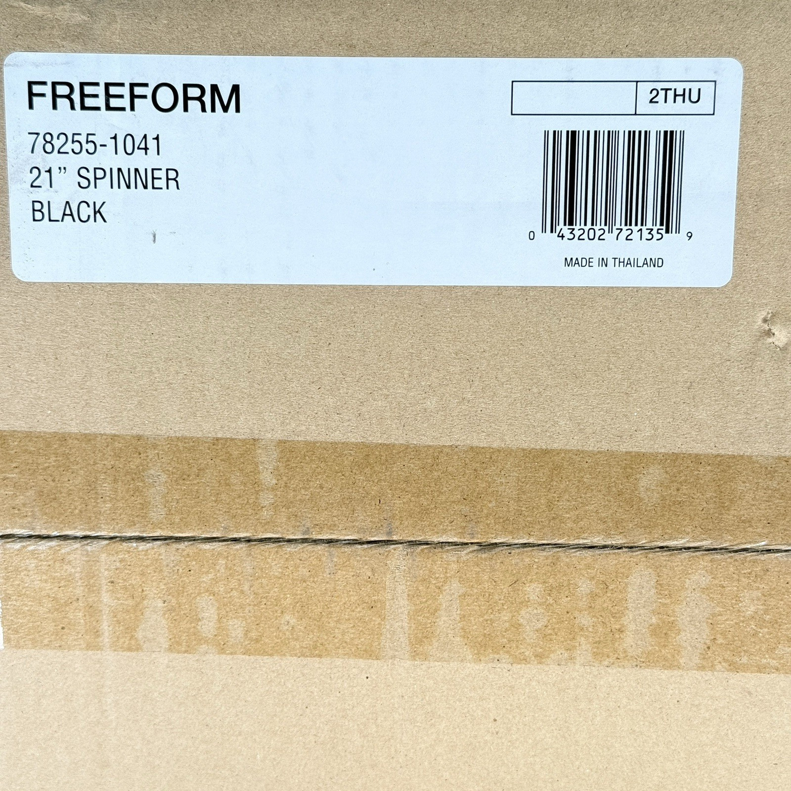 Samsonite 21" Freeform Hardside Carry-On Luggage with Spinner Wheels, Black