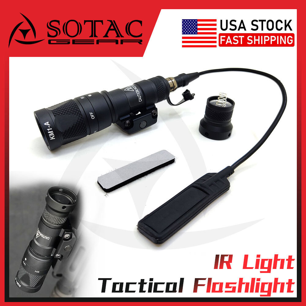 SOTAC M300V-IR Mini Weapon Tactical Light LED Flashlight White Infrared Output