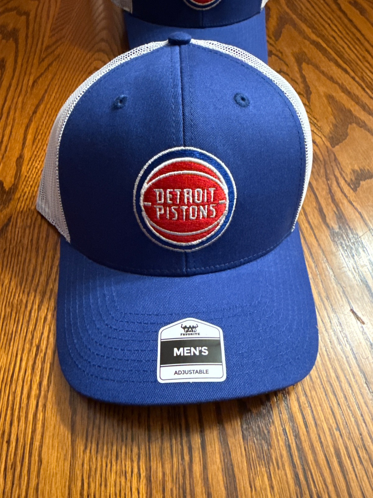 Detroit Pistons Mens Blue White Snapback hat Cap Classic Logo New Tags Nba