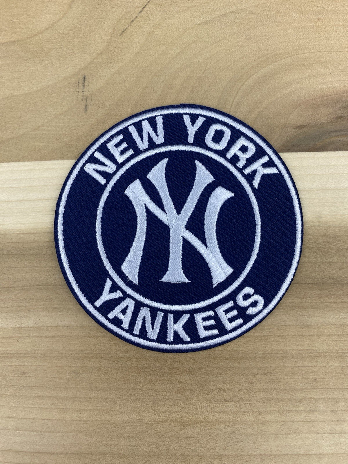 Set Of 3 New York Yankees Embroidered Iron On Patches 2.5”-3”