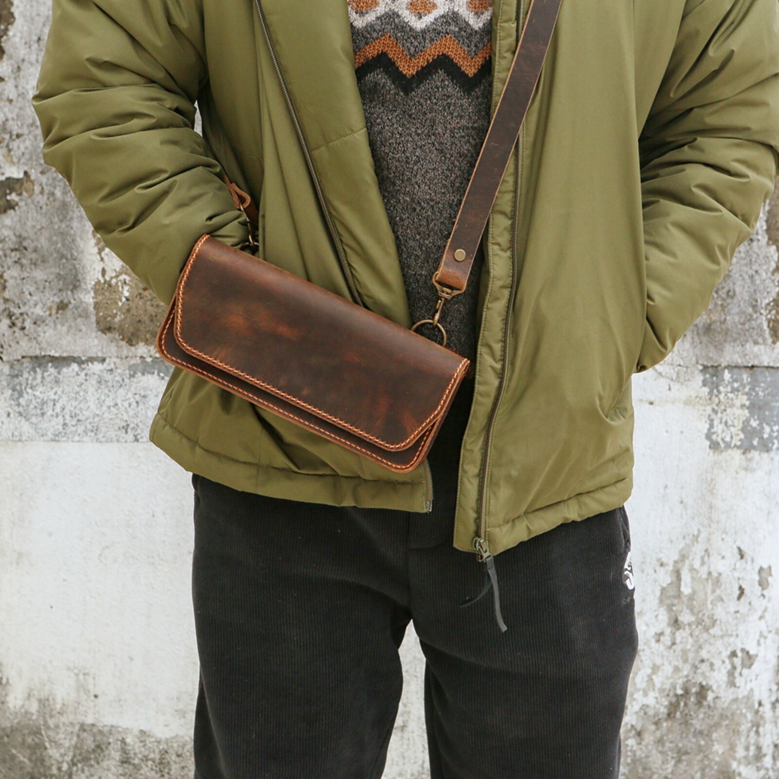 Custom Brown Leather Case for Nintendo Switch OLED, Gift for Nintendo lover