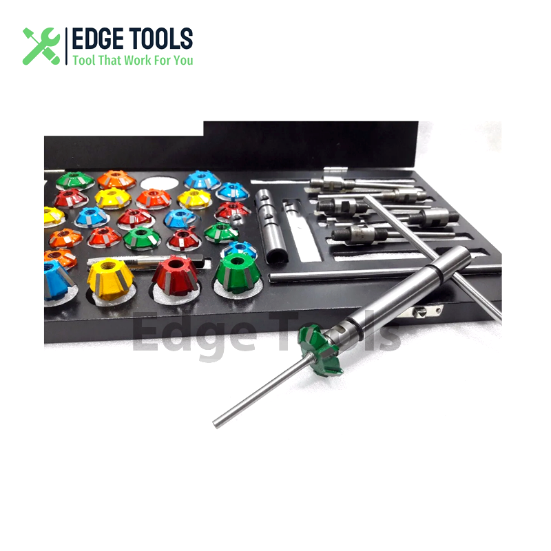 Valve Job Seat Cutter Set Carbide Tipped for Motorcycles 3 angle USA EDGE TOOLS