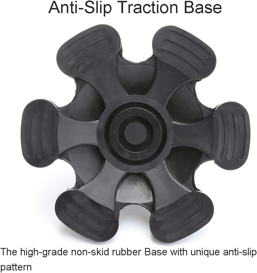 Cane Tip with 4 or 6 Support Rubber Foot for Walking Canes 3/4 Inch Shaft