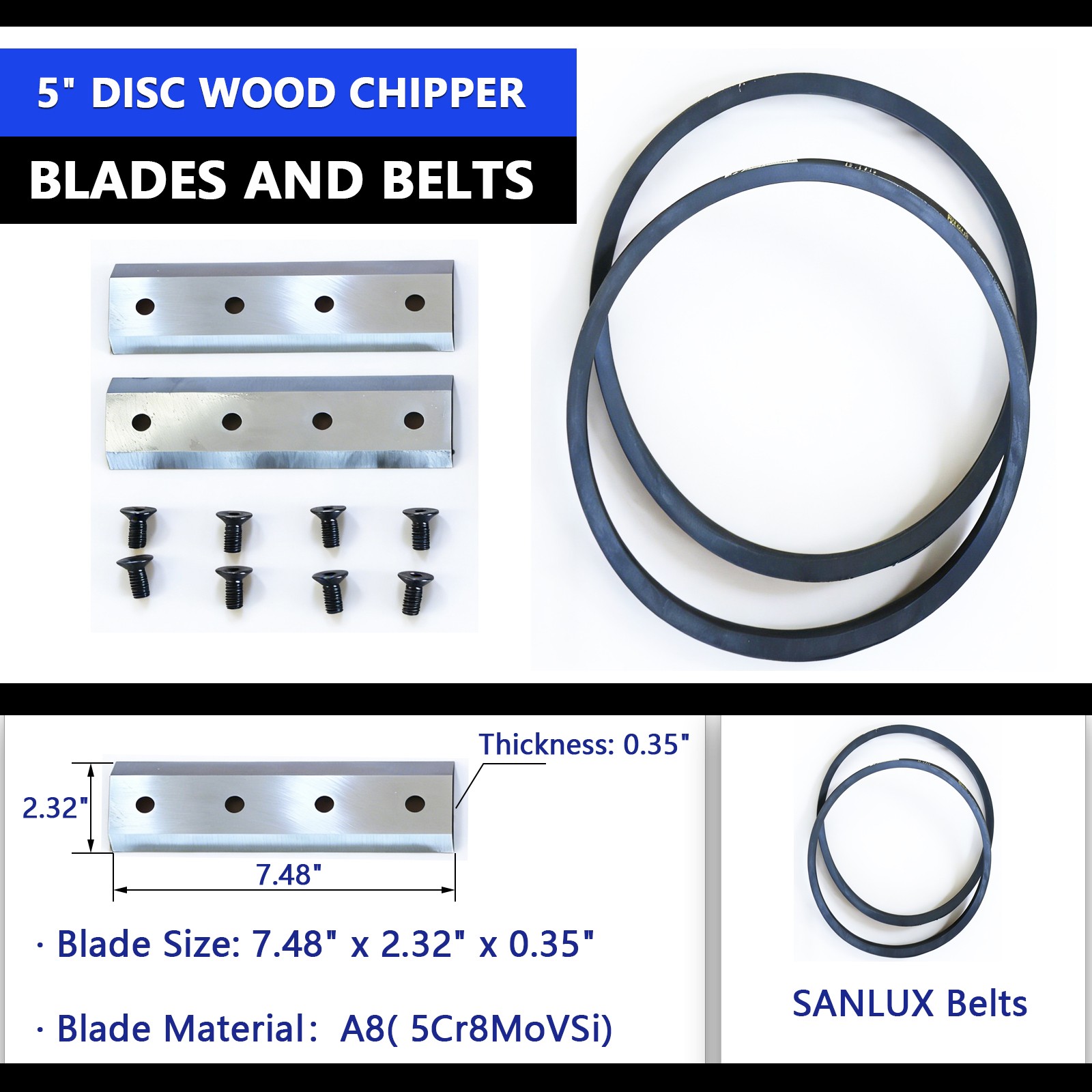5" 15HP 420cc GAS Powered DISC Wood Chipper Shredder Mulcher EPA Towable 3-Wheel