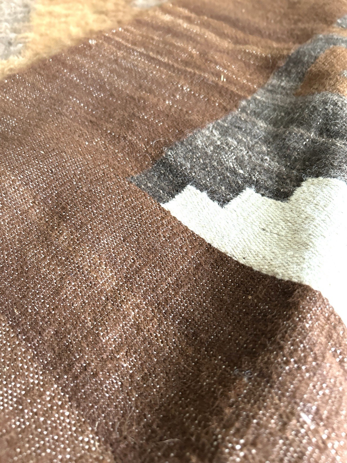 Andean Designs Virgin Alpaca Wall Hanging Tapestry Peruvian Art 67 x 88 NEW