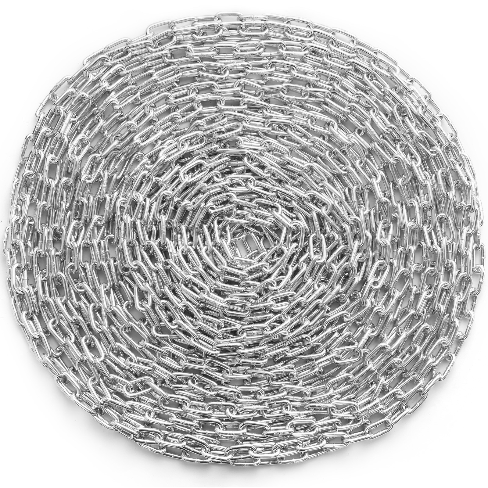 1/4" 100' Proof Coil Chain Zinc Plated Galvanized Towing Guard Rails G30