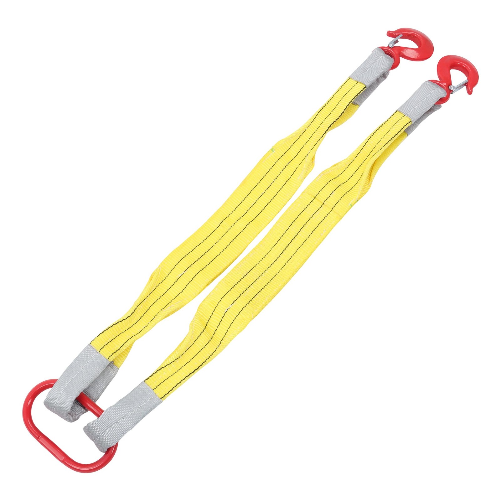 Lifting Slings Straps With Hooks 3.3Feet Two Leg Bridle Web Sling 4409 lbs