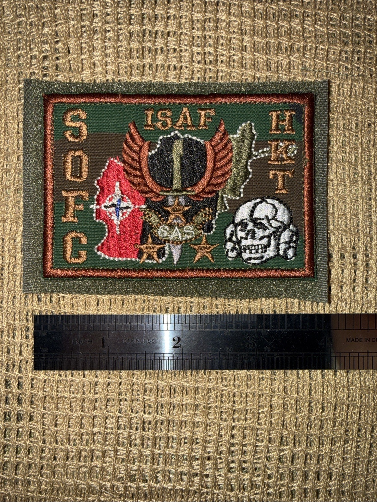 French Foreign Legion ISAF SOFC HKT SAS Afgan War Camo Patch