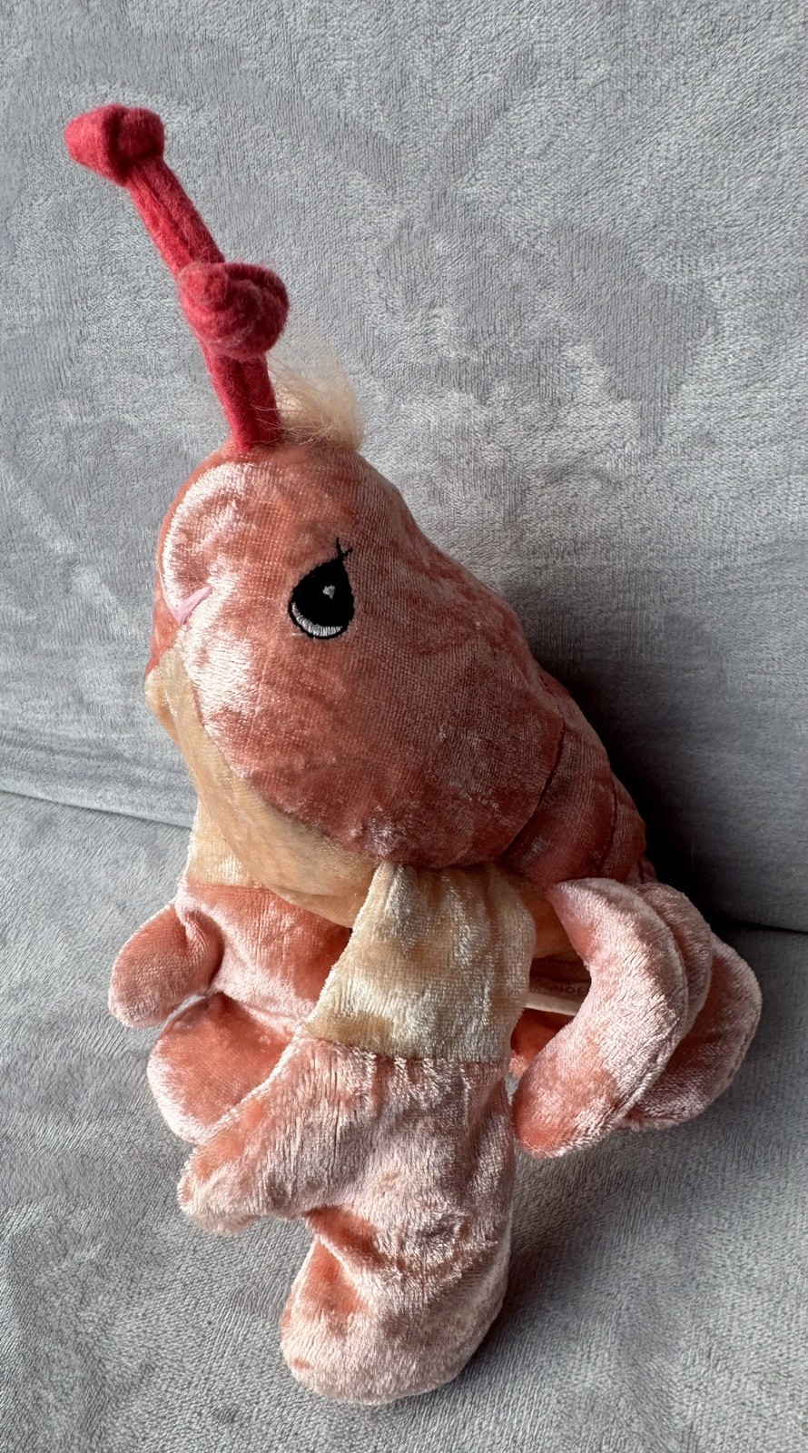 1999 Precious Moments Tender Tails by Enesco Lobster Plush Velvety 7”