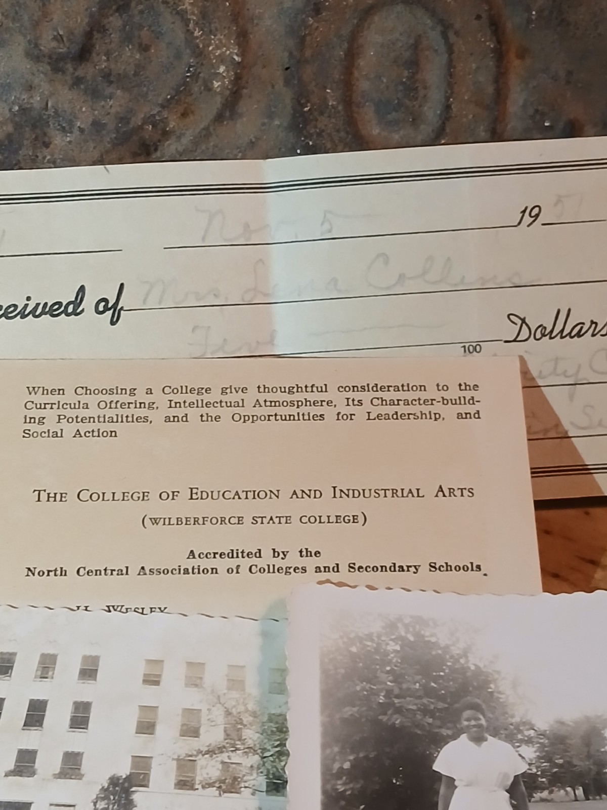 Hbcu College*1951*LINCOLN UNIVERSITY & WILBERFORCE STATE COLLEGE LOT 4