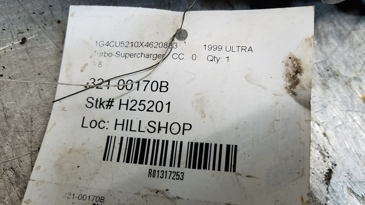 Supercharger 3.8L Fits 1999 PARK AVENUE ULTRA 1317253