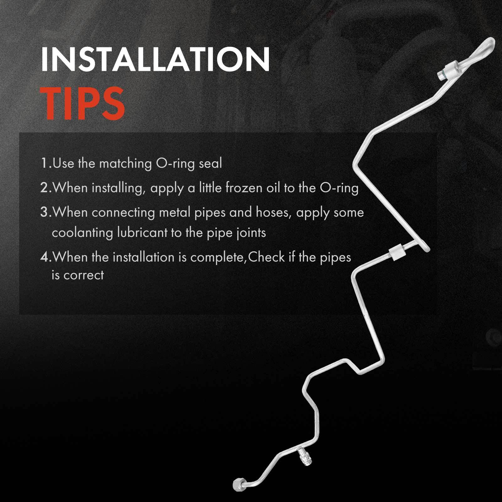 A/C Refrigerant Liquid Line Assembly W/o Orifice Tube for Honda Civic 2006-2011