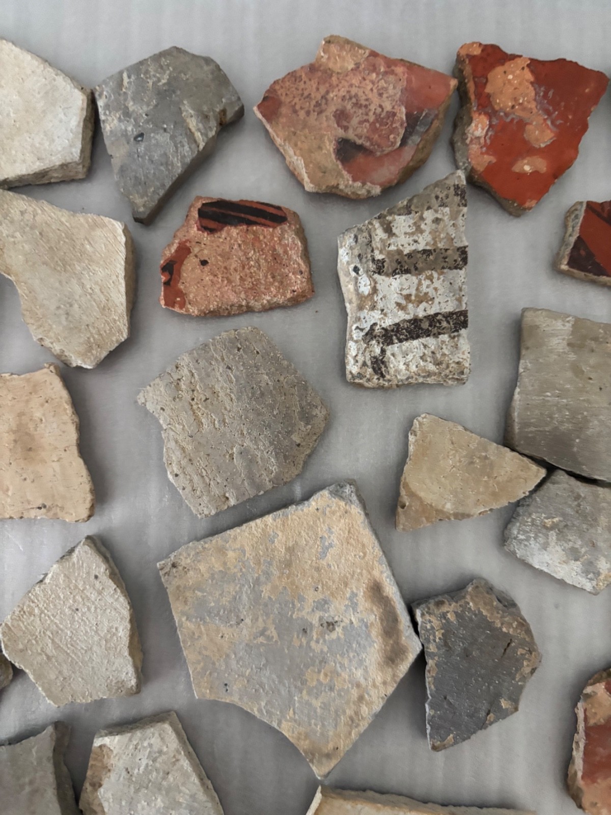 30+ Ancient Anasazi Native American Pottery Shards Arizona L10-D FREE SHIP