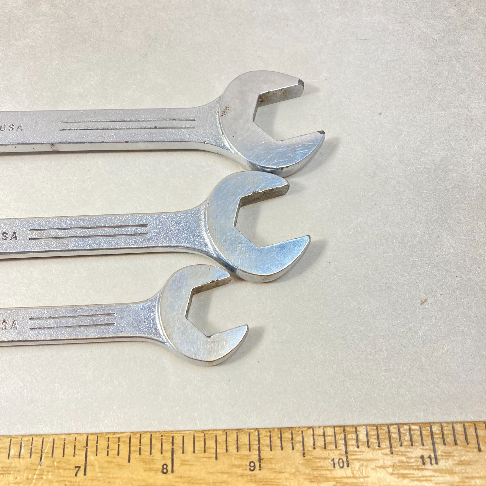 Mac Tools Combination Wrench Set 3 Pc 13/16" 3/4" 5/8" 6 Point CW Series USA