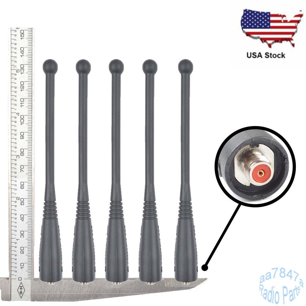 5Pcs UHF 403-520MHz Antenna for PR1500 XTS1500 XTS2500 XTS3500 XTS5000 Radio