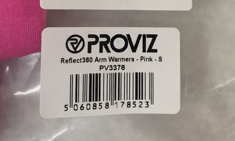 Proviz PV3376 REFLECT360 Reflective Arm Warmers in Pink Choose Size