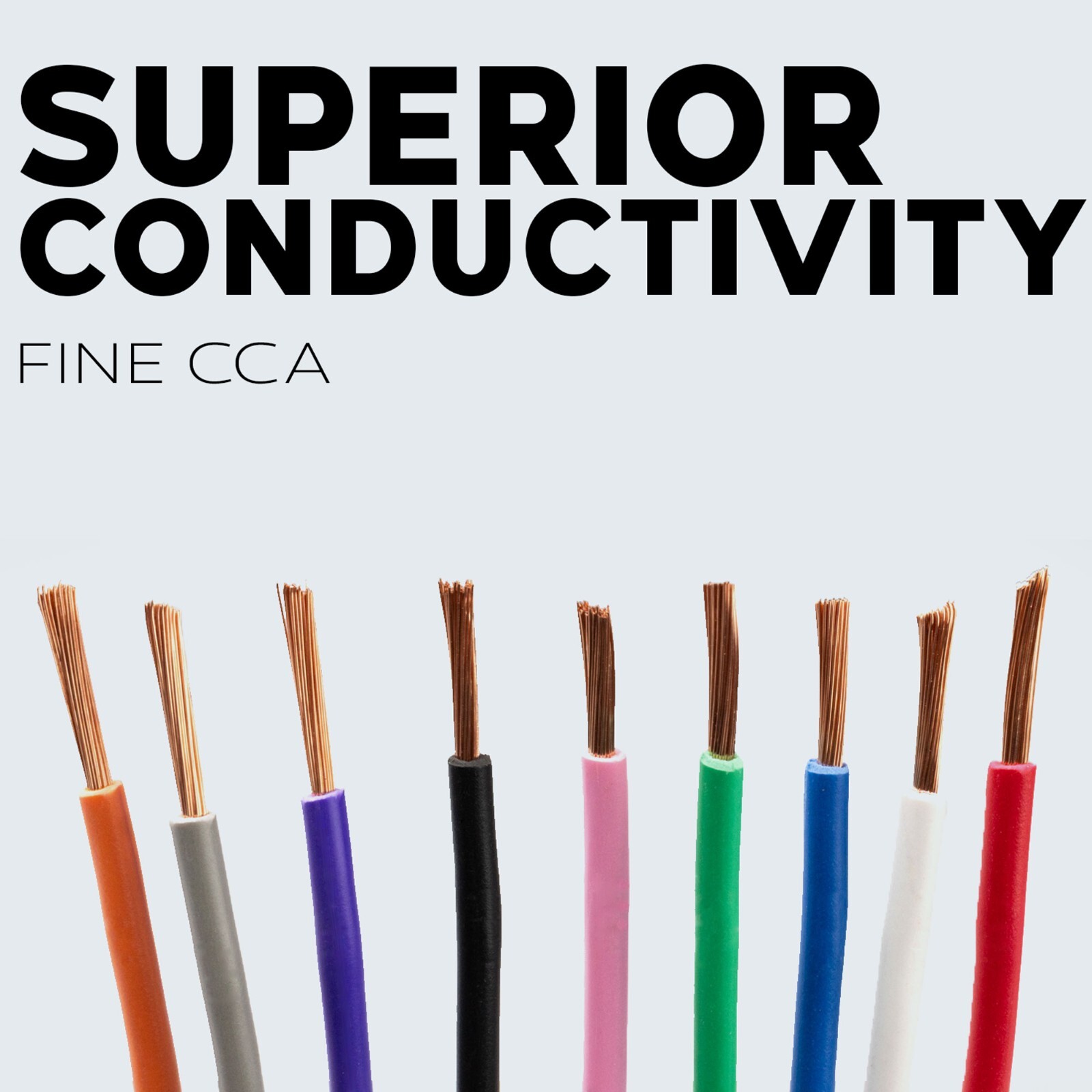 BEST CONNECTIONS Automotive Primary Wire - 100ft Various Colors & Gauge Options