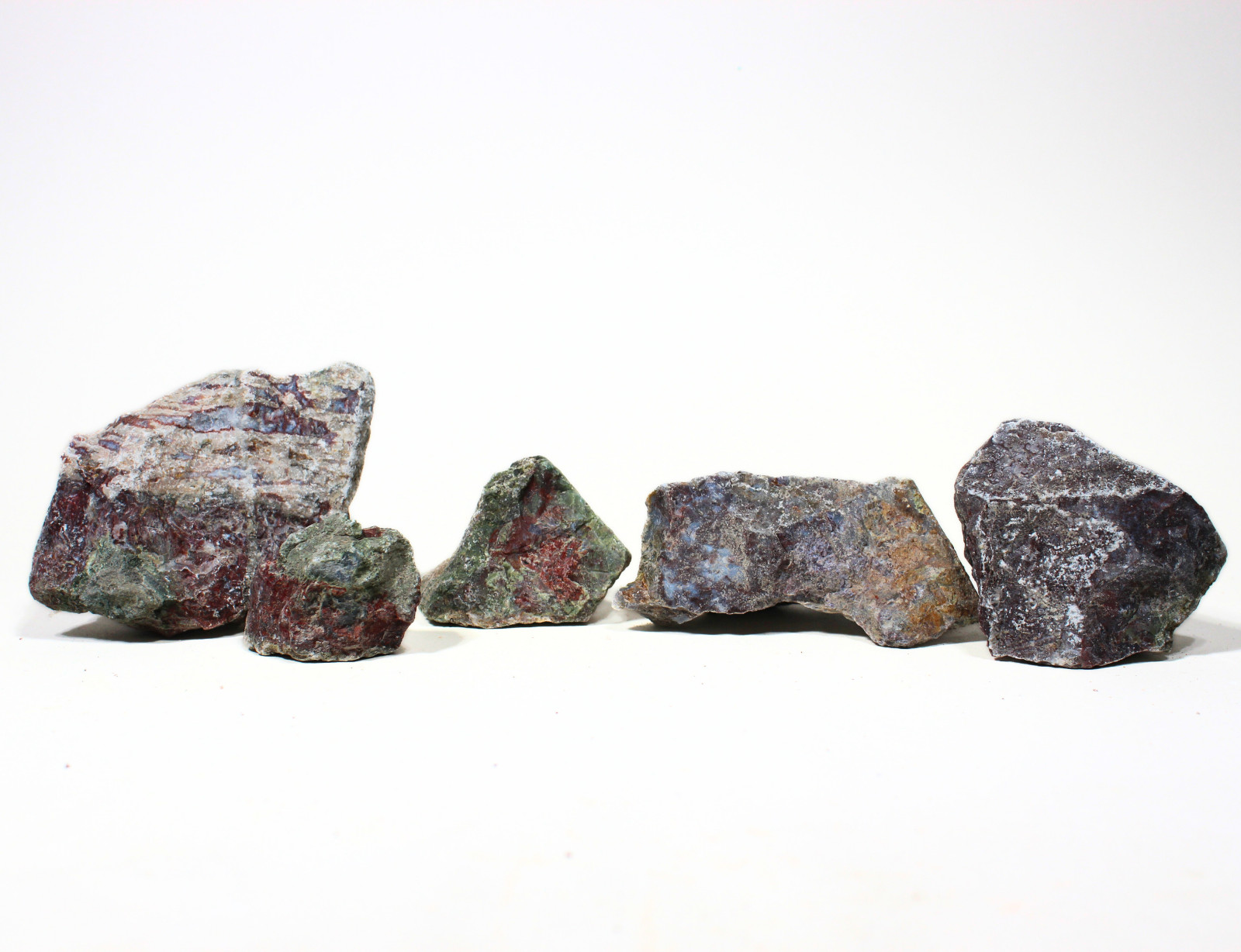 Red Lightning Agate - 1.5-3.5" Inches Rough Rocks Cabbing - Bulk Wholesale