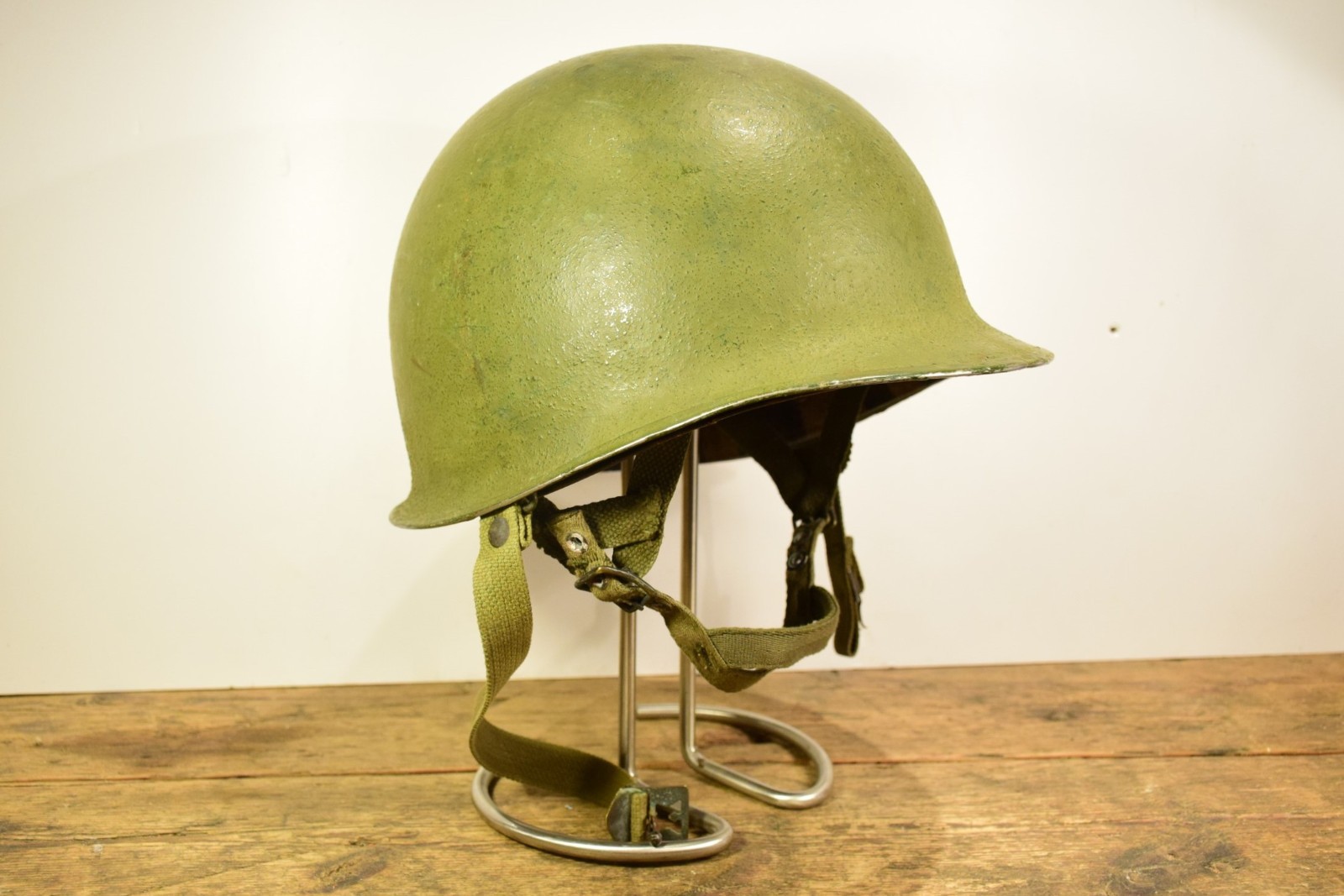 US M1 fixed bale para helmet, Westinghouse rigger liner - Original