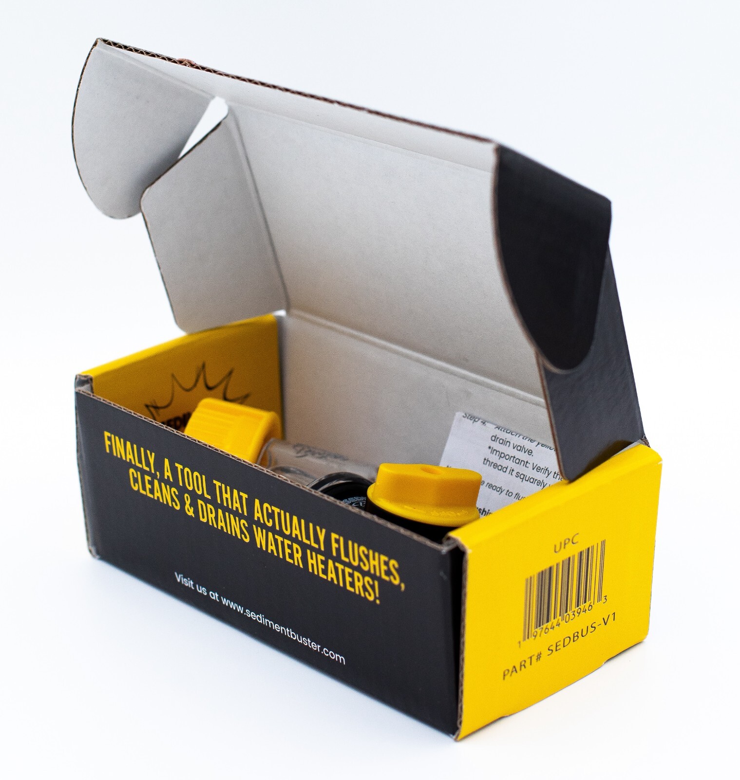 Sediment Buster - Water Heater Flushing Tool, Flush, Drain & Clean Water Heaters