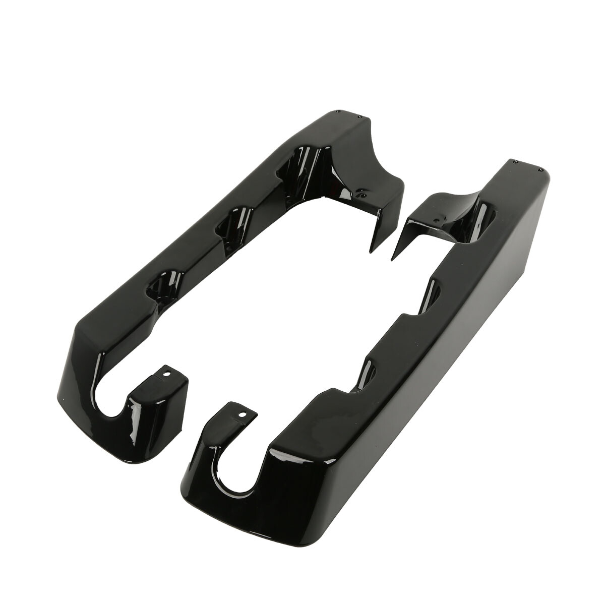 4" Stretched Extended Hard Saddlebag Extensions Fit For 1994-2013 Harley Touring