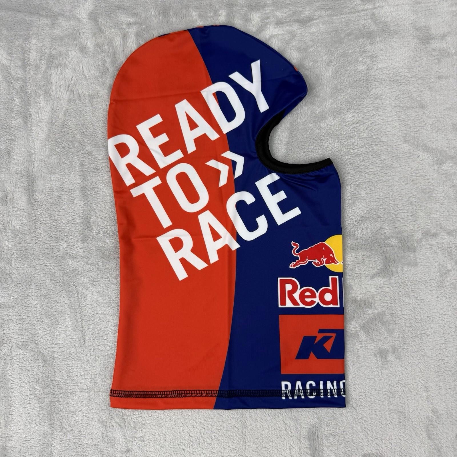 Red Bull KTM Racing Team Balaclava Face Mask One Size Fit All Motorsport Ski Y2K