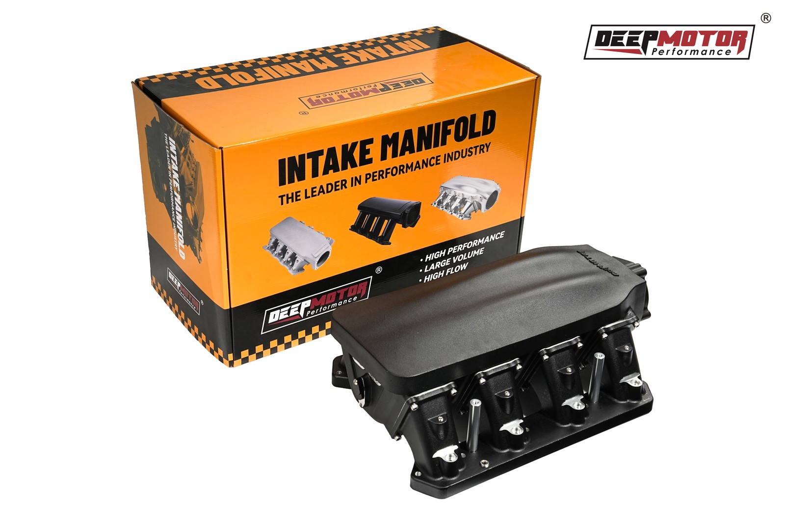 Cast 90mm Intake Manifold for Hemi Gen III Mopar Dual Throttle Body Bolt Pattern