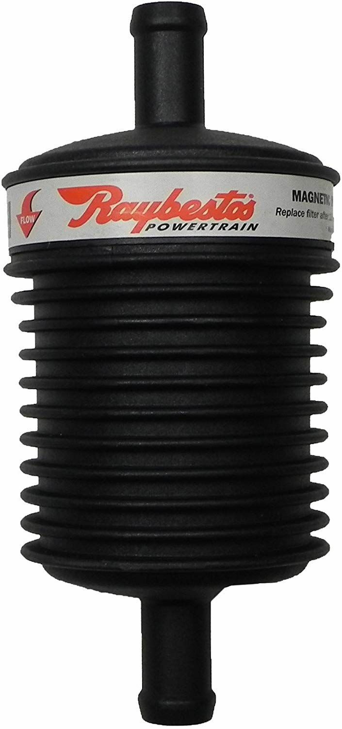Raybestos 3/8" Inline Magnetic Power Steering Filter 515554 Magnefine Copy