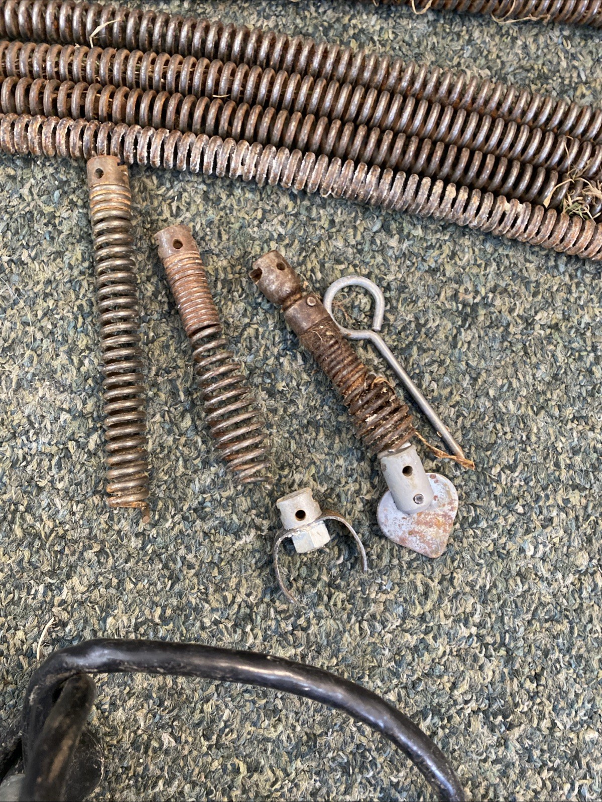 RIDGID K-50 Sectional Drain Cleaning Machine 110V w/Cable and Auger Bits TESTED