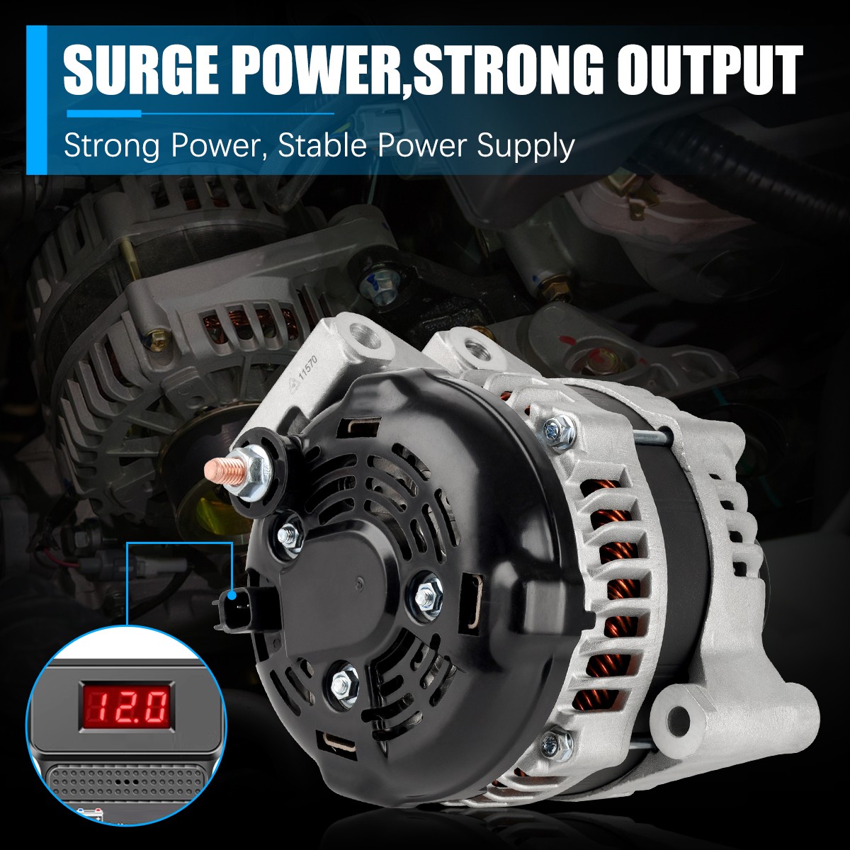 Alternator For Dodge Journey & Grand Caravan 3.6L 2011 2012 2013 2014 2015 2016