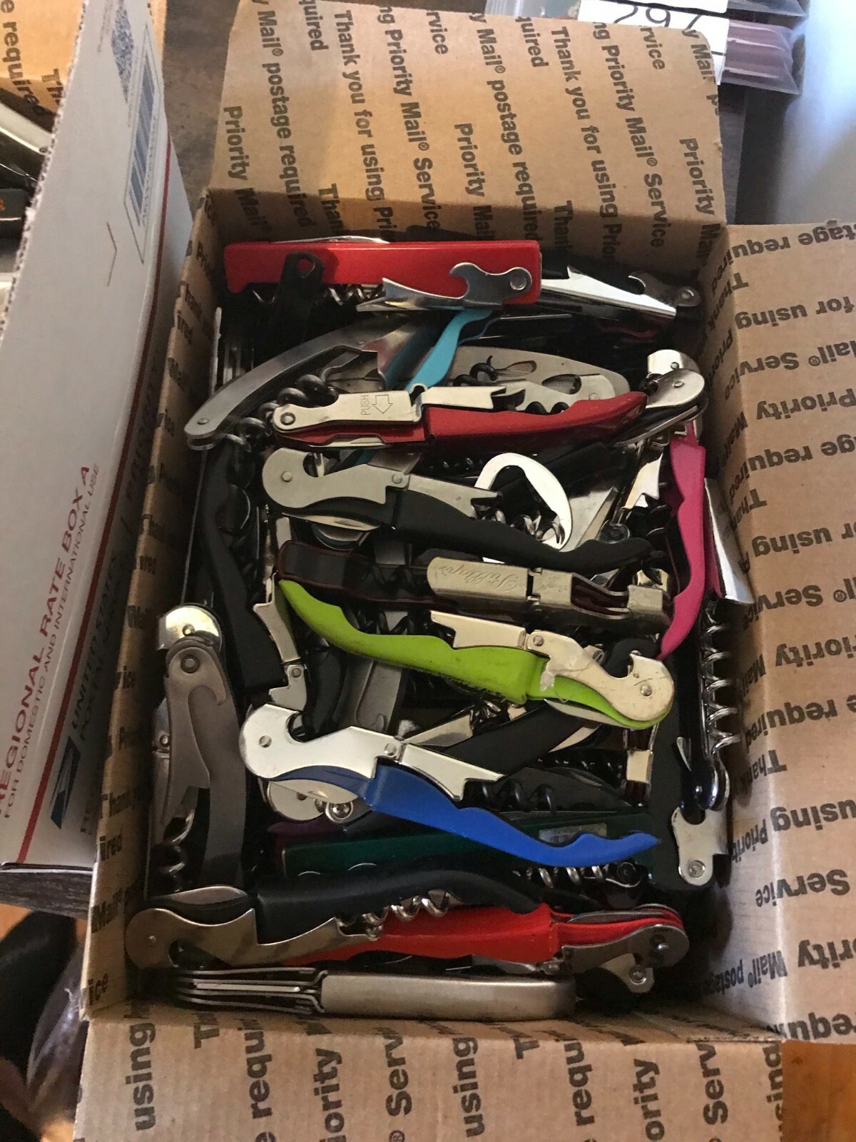 Lot of 120+ Mixed Corkscrews Wine Openers TSA Confiscated