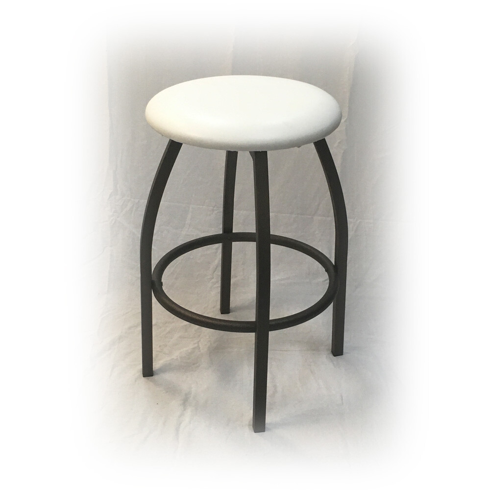 Empress Backless Barstool - Black