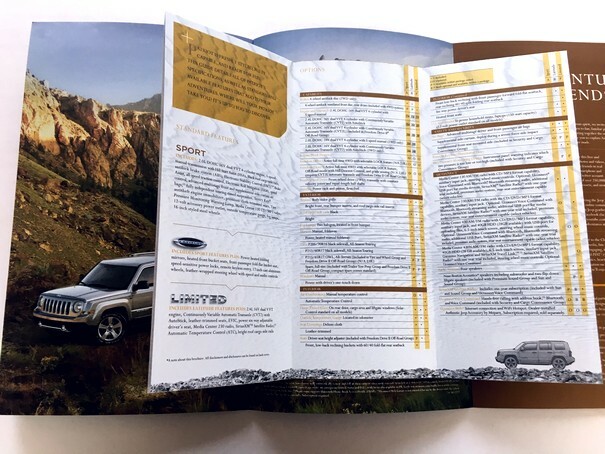 2012 Jeep Patriot 26-page Original Sales Brochure Catalog