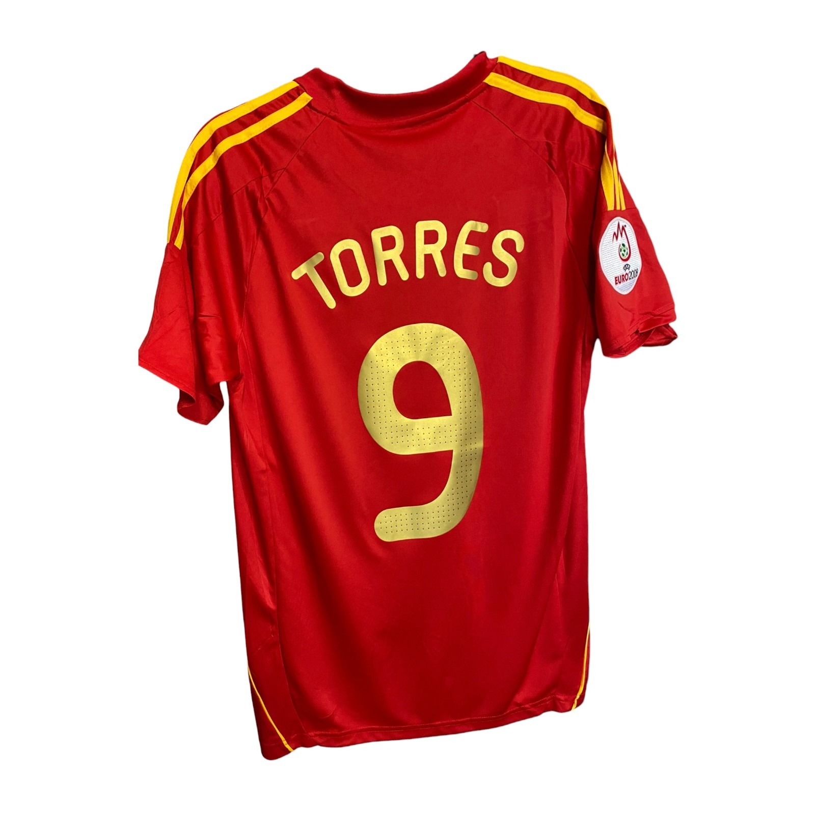 Spain 2008 Fernando Torres Euro home jersey