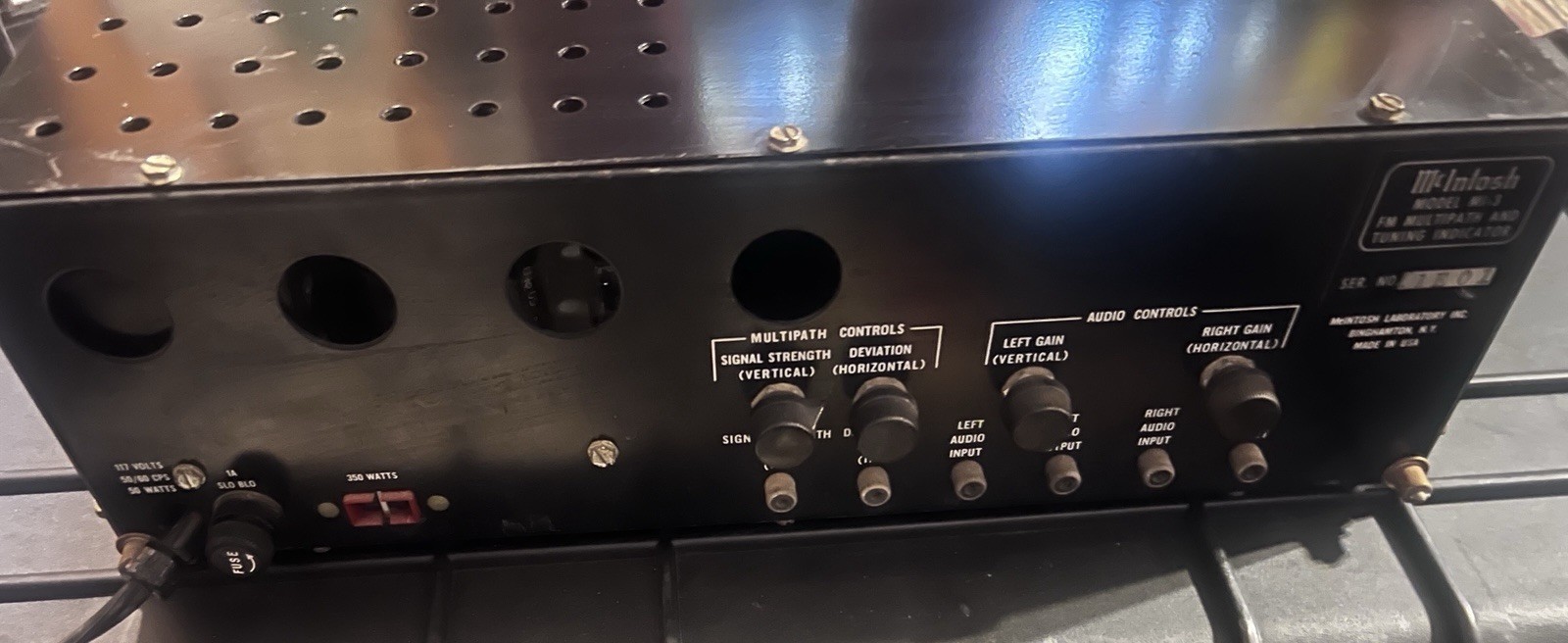 Vintage McIntosh MI-3 Maximum Performance Indicator