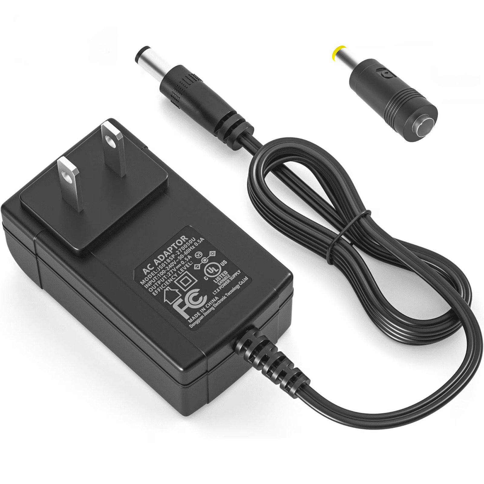27V AC Adapter for Sharper Image Massage Gun 1011666 2437599 1013002–Replacement