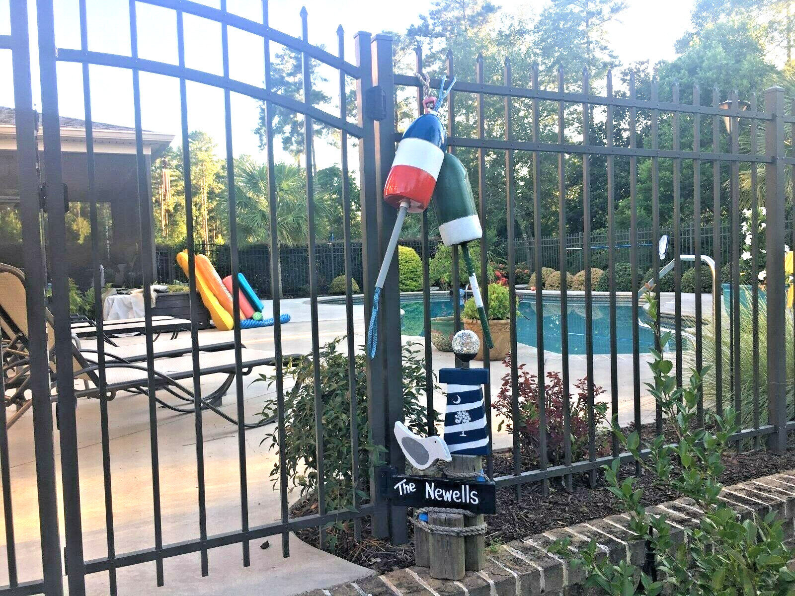 FREE SHIP 203 Maine Lobster BUOY nautical pot bouy float shore crab Lake CAPE