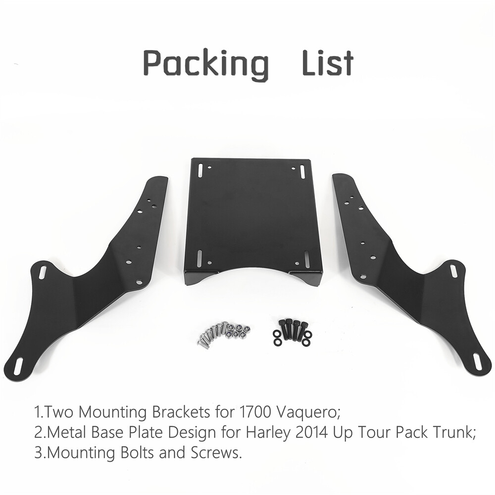 Razor Tour Pack Pak Pad & Trunk Luggage Rack for Kawasaki Vulcan 1700 Vaquero
