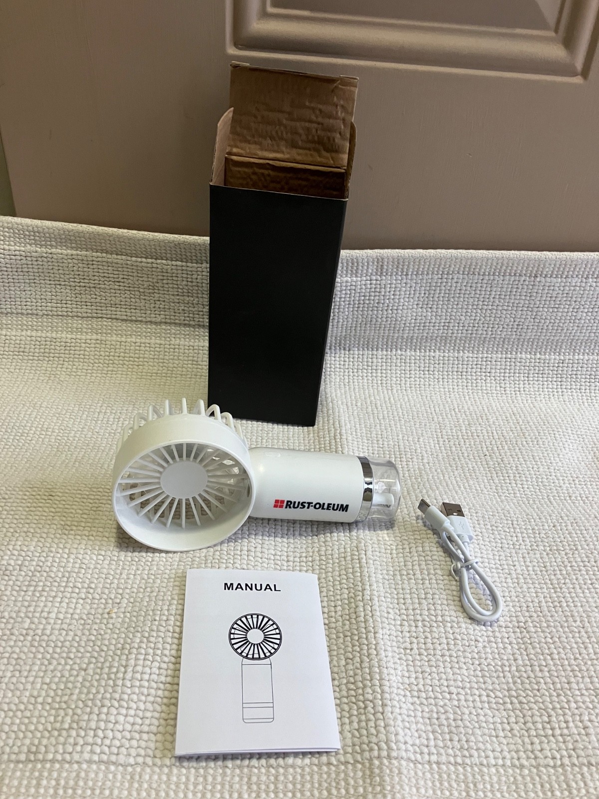 Rustoleum Advertising Rustoleum hand held cool mist fan