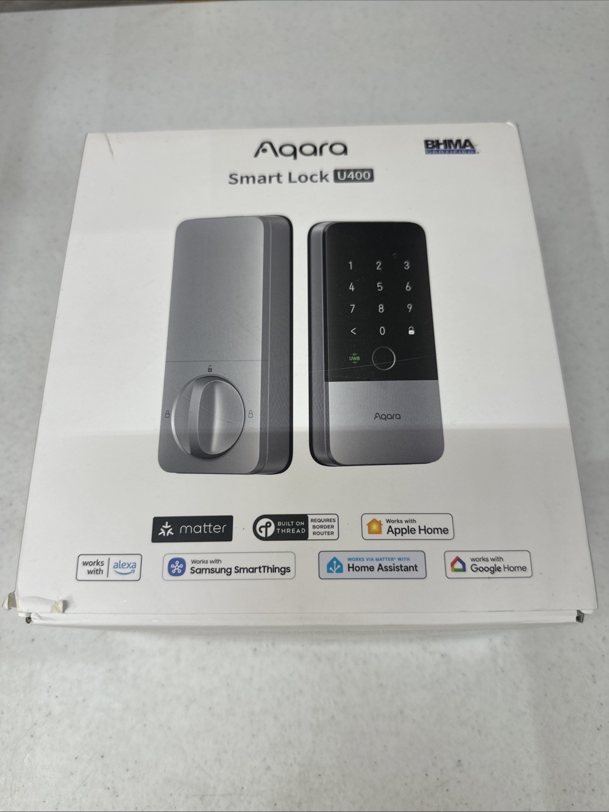 Aqara U400 Smart Lock (Keypad, Handsfree Unlock, Fingerprint Reader, Open Box)
