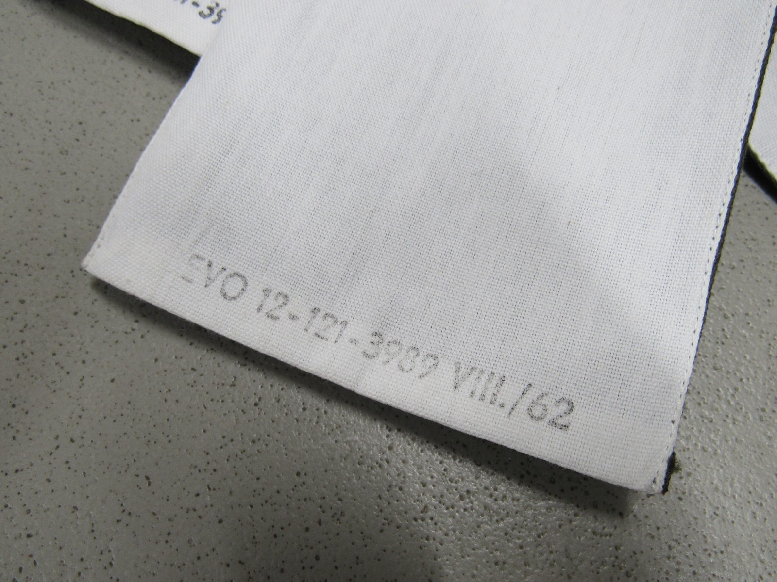 West German Red Cross Armband Cloth OD White Reversible Medic 1960s NOS